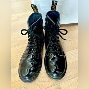 Doc Martens Big Girl Size 3 Patent Leather Boots